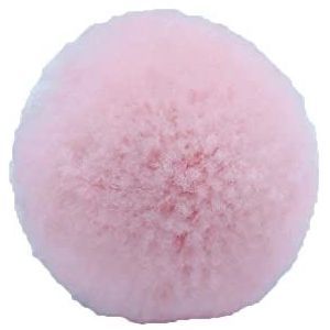 Zachte pluizige pompons voor kinderen, doe-het-zelf, kunst- en knutselprojecten en decoraties, verschillende maten en kleuren, pompons, creatieve ambachtelijke productie-decoraties (roze)