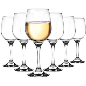 Glasmark Krosno Set van 6 rode wijnglazen 0,3 liter rode wijn glas rode wijn glas rode wijn glas wit wijnglas vaatwasmachinebestendig transparant 6 x 300 ml