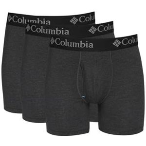 Columbia Set van 3 boxershorts voor heren, katoen en stretch, Zwart