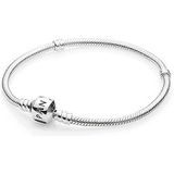 Pandora Moments slangenschakelarmband, 15 cm, Zilver, zonder steen