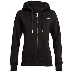 WINSHAPE Winshape Kuschelige Hoodie J005, Winshape Street Style Sweatshirt met capuchon voor dames, zwart.