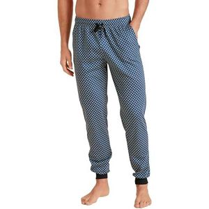 CALIDA RMX Sleep Enjoy Pantalon avec poignets pour homme, Bleu foncé, 52-54