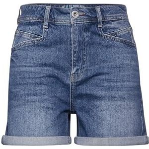 Street One A377914 jeansshort voor dames, Lichtblauw Soft Wash