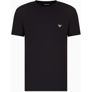 EMPORIO Armani heren zacht modal T-shirt met korte mouwen zwart XL, zwart, XL, zwart., XL