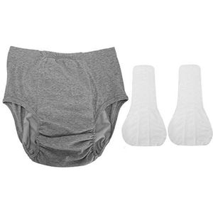 Incontinentiebroekje, herbruikbare luiers voor nachtelijke Enduräie voor oudere volwassenen, wasbaar ondergoed voor oudere patiënten, zwangere vrouwen (XXL)
