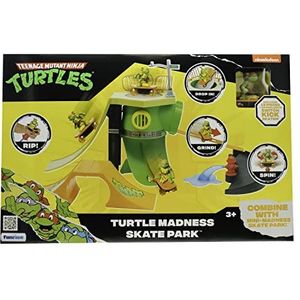 Teenage Mutant Ninja Turtles 71044 TMNT Michelangelo speelgoedvoertuig voor kinderen vanaf 3 jaar, geschenken, 18-delig, Mutant Mayhem, Turtle Madness, Skate Park, meerkleurig, 68,5 cm
