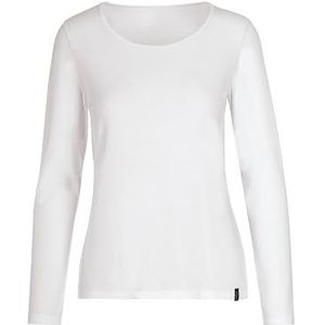 Trigema Damesshirt met 3/4 mouwen, van viscose, wit (001)