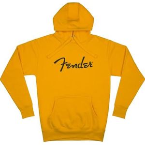 Fender Spaghetti Small Logo Zip Hoodie, BSB, L - Logo zwart