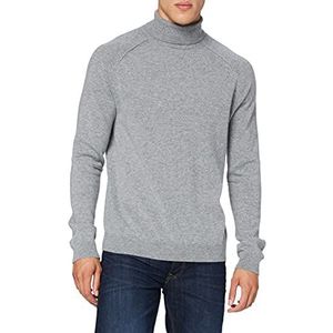 FALKE Heren coltrui sweatshirt, lichtgrijs, XXXL