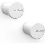 Brabantia MindSet Handdoekhaakjes - 2 stuks - Mineral Fresh White