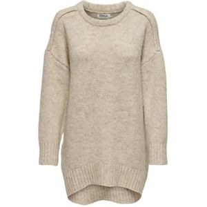 ONLY Onlaya Life L/S Losse ronde hals Cc Knt Gebreide damestrui, Berken/detail: mix