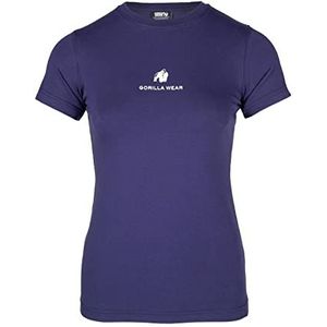 GORILLA WEAR Estero T-shirt, dames, blauw, S, Blauw