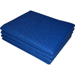 Khataland Yofo Mat Yogamat, dubbellaags, 183 x 61 x 0,6 cm, blauw