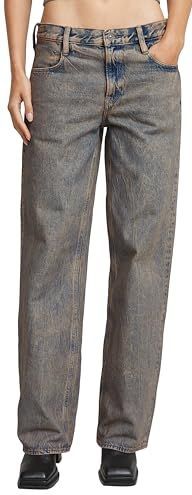 Judee Jean ample taille basse, Bleu (Vintage Peached D22889-d436-h084), 31W / 32L