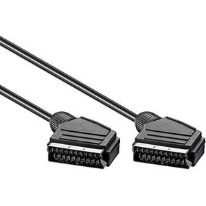 PremiumCord Scart-Scart 5m M/M 5m SCART (21-pin) SCART (21-pin) Zwart EUROCONNECTOR-kabel - EUROCONNECTOR-kabel (5 m, SCART (21-pin), SCART (21-pin), Zwart, Mannelijk/Mannelijk)