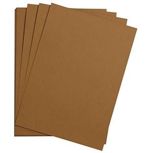 Clairefontaine 975274C Maya papier, 25 vellen, glad bruin tekenpapier, A4, 21 x 29,7 cm, 185 g, ideaal voor tekenen en creatieve activiteiten