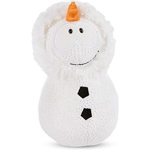 Pluche figuur sneeuwpop Snowbert 18 cm GREEN