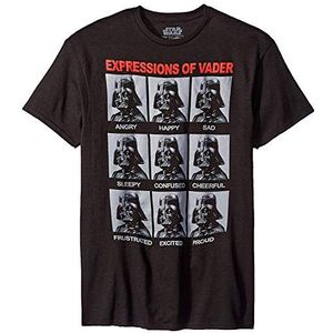 STAR WARS Darth Vader Men's T-shirt, zwart, maat M