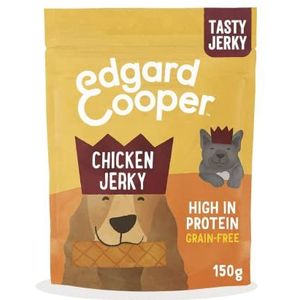 Edgard & Cooper Chuches voor honden, puppy's en ouderen, prijzen honden, snoep, natuurlijk, graanvrij, 150 g x 8 verse kip, smakelijk met hoogwaardige eiwitten om hem te vertellen dat je van hem houdt