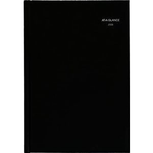 AT-A-GLANCE Dagboek 2023 Dagboek 2023, 20,3 x 29,9 cm, grote maandelijkse tabbladen, hardcover, zwart (G470H00)