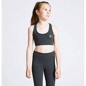 Dare 2b Trendsetter Crop Top Base Layer meisjes, houtskool grijs marl