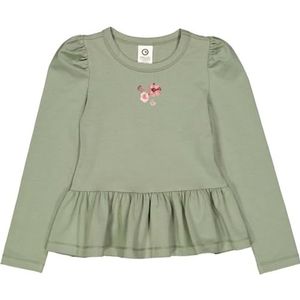 Müsli by Green Cotton Dazzle L/S T-shirt voor meisjes, Poetry Green