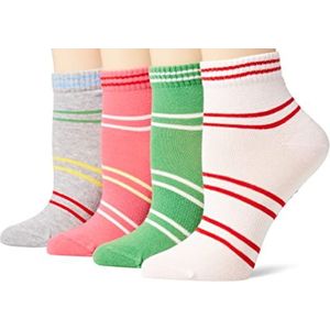 Tommy Hilfiger Th Kids Quarter 4p Sport Stripe casual sokken, uniseks, kinderen, Grijze combo