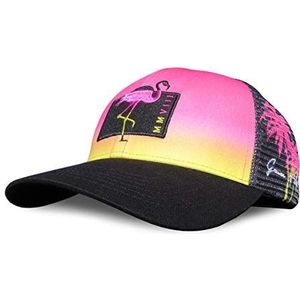 Grace Folly Strand Trucker Hoeden Vrouwen - Snapback Baseball Cap voor de zomer, Flamingo roze