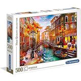 Puzzel voor volwassenen - 500 stukjes - Sunset Over Venice (Clementoni)