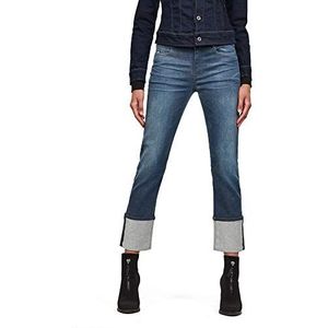G-STAR RAW Noxer High Waist Jeans voor dames, blauw (Worn In Gravel Blue C431-b844)