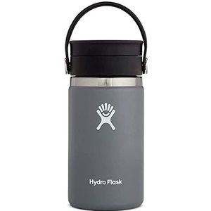 HYDRO FLASK - Roestvrij Stalen Thermobeker van 473 ml - Vacuümgeïsoleerde Reisbeker met Lekvrije Flex Sip Dop - Koffie Beker voor Warme en Koude Dranken - BPA-Vrij - Brede Opening - Stone