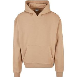 Urban Classics Sweatshirt met capuchon, zeer duurzaam, trainingspak voor heren, Beige Union