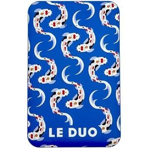 WONDEE Le Duo Draagbare oplader, externe batterij 5000 mAh, grappige vis met 3 oplaadpoorten [2USB en 1 USB C] – powerbank compatibel met alle smartphones, iPhone, tablets, iPad en meer