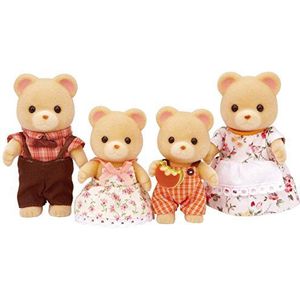 Sylvanian Families - De familie Beer - Set van 4 figuren - Duik in de wereld van de Sylvanian familie - Miniatuur dierenfiguren - Speelgoed voor kinderen vanaf 3 jaar - 5059