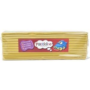Plasticine Boetseerklei voor animators en modelbouwers, 400 g, mosterd #76, gemakkelijk te vormen, ideaal voor sculpturen, modellen en stop-motion