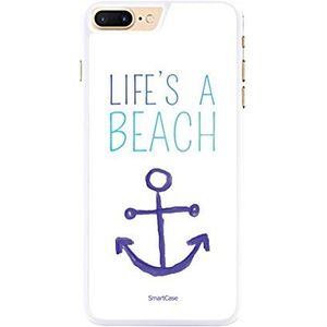 Smartcase Beschermhoes voor Apple iPhone 7 Plus, exclusieve collectie Life is Beach