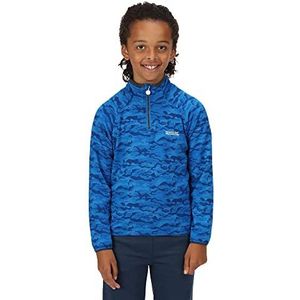 Regatta Jr Highton Halfzp Unisex Sweater, Imperial Blue Camo