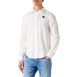 Blauer Camicia Manica Lunga herenblouse 100 Bianco Ottico 36, 100 Bianco Ottico