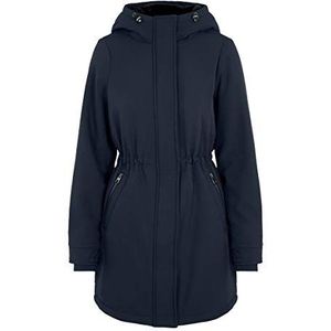 VERO MODA Vrouwelijke jas met trekkoord, marineblauw blazer