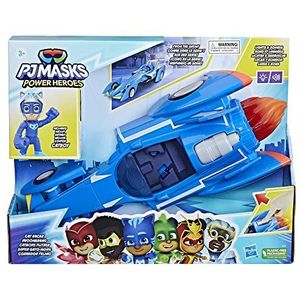 PJ Masks De Ronde van Helden Vroomerang, voertuig met geluiden en lichten en 1 Yoyo-figuur