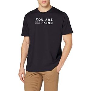 7 For All Mankind grafisch t-shirt heren, Navy Blauw