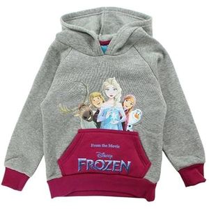 Disney Sweatshirt met capuchon voor meisjes, grijs.
