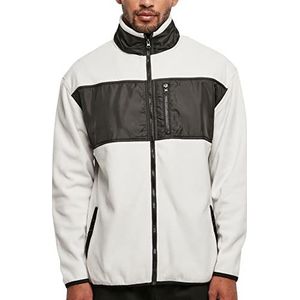 Urban Classics Patched Micro Fleece Jacket Herenjas, Grijze wolf