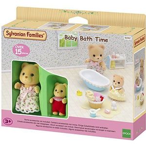Sylvanian Families - Het dorp - Het bad van de baby beer - 5092 - Figrunies klaar om te spelen - Mini Poppen