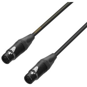 Adam Hall Cables 5 Star DFF 0020 Câble adaptateur XLR 3 broches femelle vers XLR 3 broches femelle Noir 0,2 m