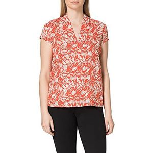 Gerry Weber Casual blouse voor vrouwen, rood/oranje/ecru/wit.