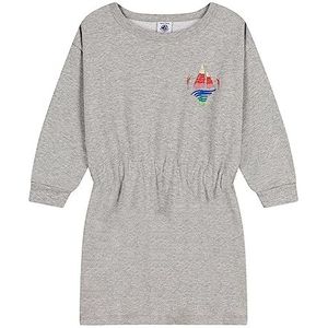 Petit Bateau A0853 Jurk met lange mouwen voor meisjes (1 stuk), Chaton Grijs China