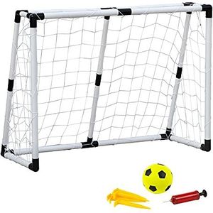 ColorBaby - 40387 CBtoys voetbalkooi-spel met bal, 40387, meerkleurig, 132 x 101 x 59 cm