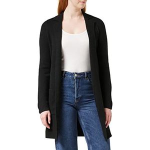 Vero Moda NOS VMTASTY FULLNEEDLE LS NEW COATIGAN NOOS dames jas, zwart (black/black), XL