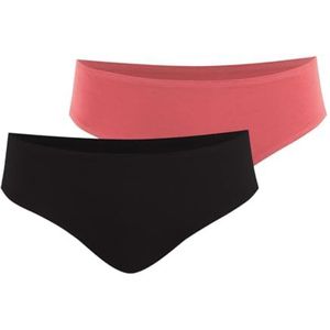 Set van 2 boxershorts, Zwart/Rood